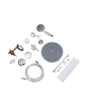 Душовой бокс Kroner KRP Enzo - SD.C.F.G. 90x90 см CV029572