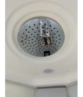 Душовий бокс Veronis BV-4-100 white (chrome) 100*100 (VE-BV4100WHITECHR)