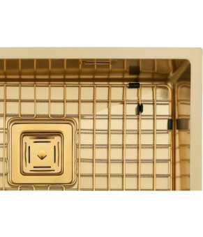 Кухонная мойка Fabiano Quadro 53 Celldecor Nano Gold 8216.401.1669