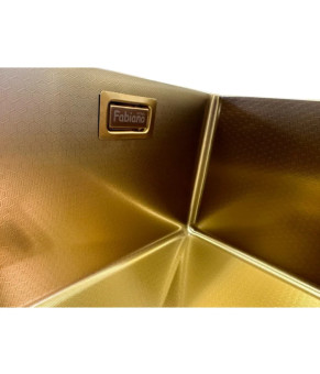 Кухонная мойка Fabiano Quadro 53 Celldecor Nano Gold 8216.401.1669