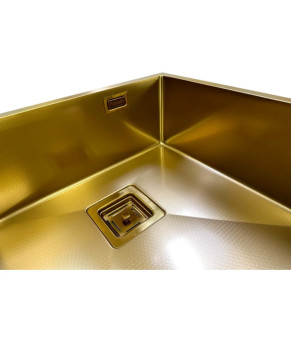 Кухонная мойка Fabiano Quadro 53 Celldecor Nano Gold 8216.401.1669