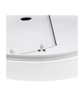 Душевой поддон Lidz Kapielka 90x90x14 см, низкий, полукруг / R550 с сифоном