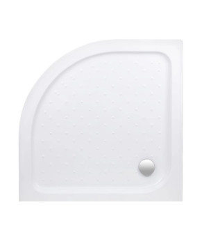 Душевой поддон Lidz Kapielka 90x90x14 см, низкий, полукруг / R550 с сифоном