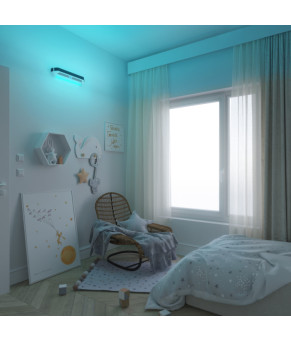 Екранований бактерицидний опромінювач з жалюзі BactoSfera EKRAN Jalousie 15x2 FAN