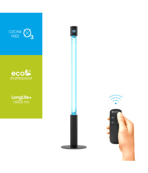 Бактерицидний опромінювач BactoSfera 360° 15 ECO RC-TIMER Black