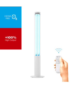 Бактерицидний опромінювач BactoSfera 360° U60 +100% RC-TIMER White