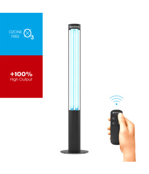 Бактерицидний опромінювач BactoSfera 360° U60 +100% RC-TIMER Black