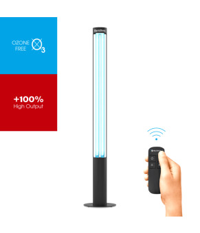 Бактерицидний опромінювач BactoSfera 360° U95 +100% RC-TIMER Black