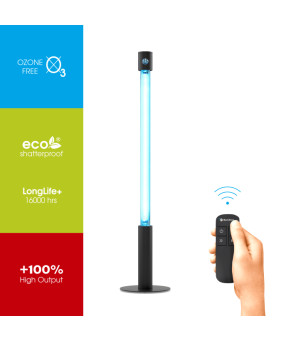 Бактерицидний опромінювач BactoSfera 360° 25 ECO +100% RC-TIMER Black