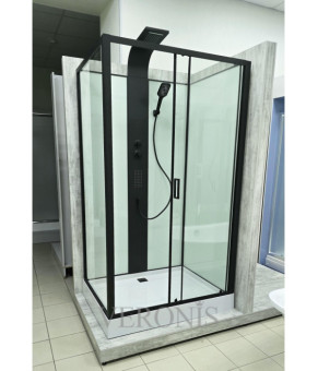 Душевой бокс Veronis BN-11-120 Black 120×90×235 см