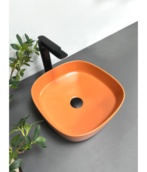 Умывальник (раковина) VBI AREZZO TERRACOTTA MATT накладной
