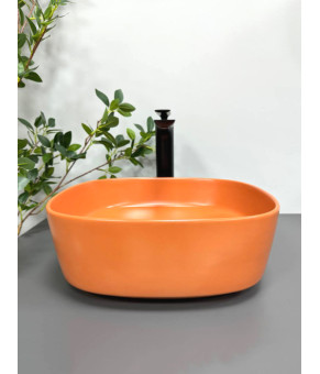 Умывальник (раковина) VBI AREZZO TERRACOTTA MATT накладной