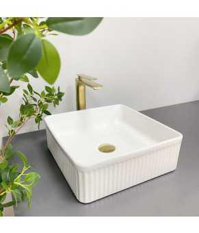 Умывальник (раковина) VBI BOLZANO WHITE накладной