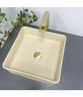 Умывальник (раковина) VBI BOLZANO BEIGE MATT накладной
