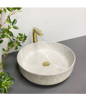 Умывальник (раковина) VBI BARI GREY STONE MATT накладной