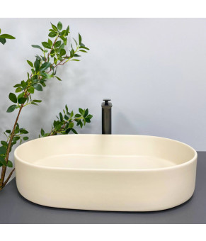 Умывальник (раковина) VBI VERONA 70 BEIGE MATT накладной