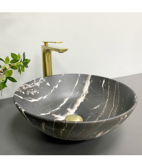 Умывальник (раковина) VBI AMALFI BLACK ONYX MATT накладной
