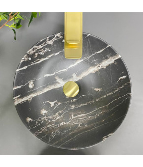 Умывальник (раковина) VBI AMALFI BLACK ONYX MATT накладной