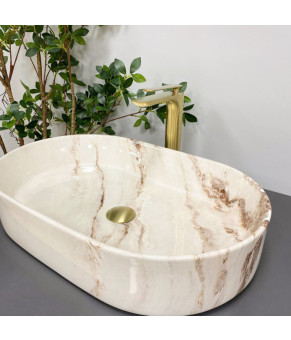 Умывальник (раковина) VBI VERONA 60 ONYX GLOSSY накладной