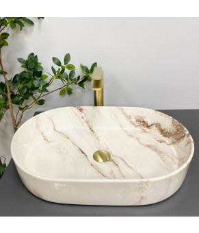 Умывальник (раковина) VBI VERONA 60 ONYX GLOSSY накладной