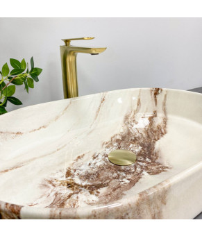 Умывальник (раковина) VBI VERONA 60 ONYX GLOSSY накладной