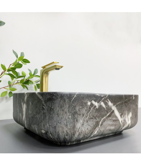 Умывальник (раковина) VBI ALGHERO BLACK ONYX MATT накладной