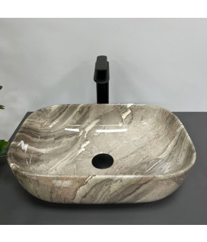 Умывальник (раковина) VBI RAVENNA JASPER GLOSSY накладной
