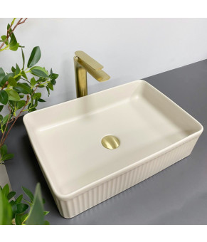 Умывальник (раковина) VBI BRESCIA BEIGE MATT накладной