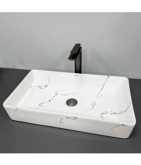 Накладная раковина VBI Triest Marmo Glossy (61х34.5х11.5 см)
