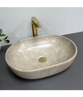 Умывальник (раковина) VBI MODENA S BEIGE STONE MATT накладной