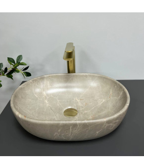 Умывальник (раковина) VBI MODENA S BEIGE STONE MATT накладной