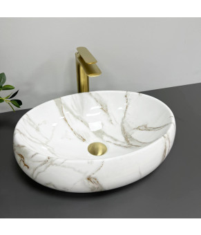 Умывальник (раковина) VBI VENETO LAVA GLOSSY накладной