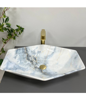 Умывальник (раковина) VBI VENEZIA GRANIT GLOSSY накладной