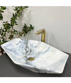 Умывальник (раковина) VBI VENEZIA GRANIT GLOSSY накладной