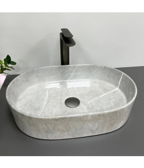 Умывальник (раковина) VBI VERONA 50 GREY STONE GLOSSY накладной