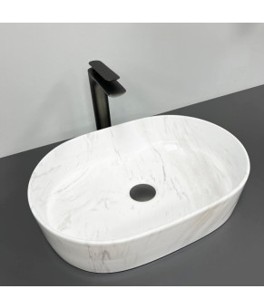 Умывальник (раковина) VBI VERONA 50 NATURE MARMO GLOSSY накладной