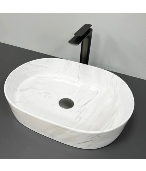 Умывальник (раковина) VBI VERONA 50 NATURE MARMO GLOSSY накладной