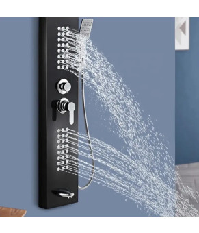 Гідромасажна панель AQUANIL MXP-105 BLACK MATT (MXP105BLACKMATT)