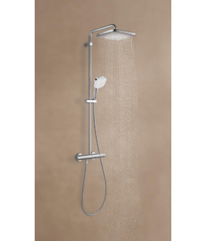 Душова система з термостатом для настінного монтажу Grohe Tempesta System 250 Cube (26689001)