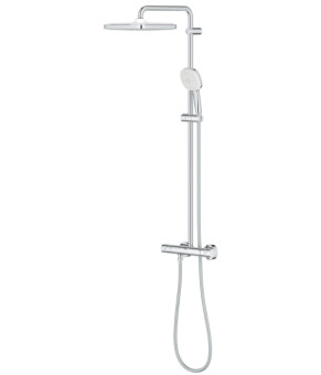 Душова система з термостатом для настінного монтажу Grohe Tempesta System 250 Cube (26689001)