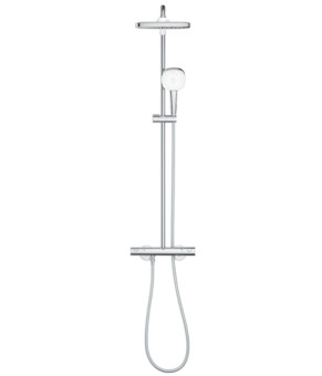 Душова система з термостатом для настінного монтажу Grohe Tempesta System 250 Cube (26689001)