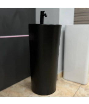 Умывальник (раковина) VBI BOLONIA BLACK MATT напольный