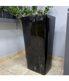 Умывальник (раковина) VBI VERESE BLACK GLOSSY напольный
