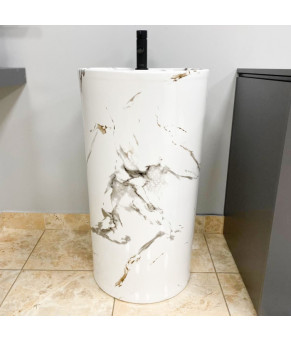 Умывальник (раковина) VBI BOLONIA CARRARA напольный