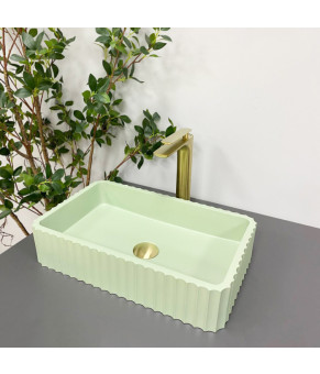 Умывальник (раковина) VBI FLORENTIA LIGHT GREEN MATT накладной