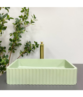 Умывальник (раковина) VBI FLORENTIA LIGHT GREEN MATT накладной