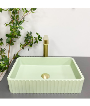 Умывальник (раковина) VBI FLORENTIA LIGHT GREEN MATT накладной