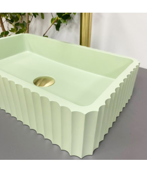 Умывальник (раковина) VBI FLORENTIA LIGHT GREEN MATT накладной
