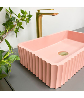 Умывальник (раковина) VBI FLORENTIA PINK MATT накладной