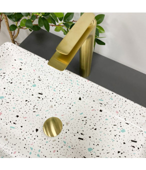 Умывальник (раковина) VBI TRIEST MOSAIC GLOSSY накладной